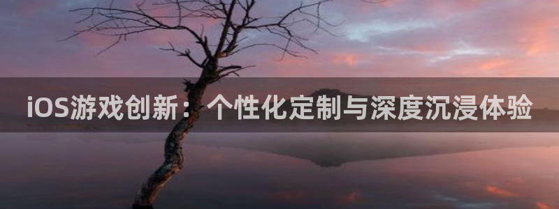 V8娱乐平台：iOS游戏创新：个性化定制与深度沉浸体验